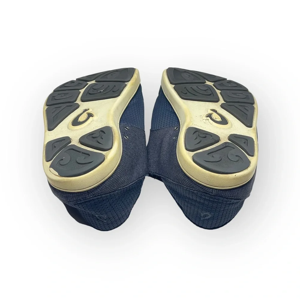 OluKai ʊ Nohea Moku No Tie Drop in Heel Wet Dry Boat Shoes ʊ Night Blue ʊ 12 45